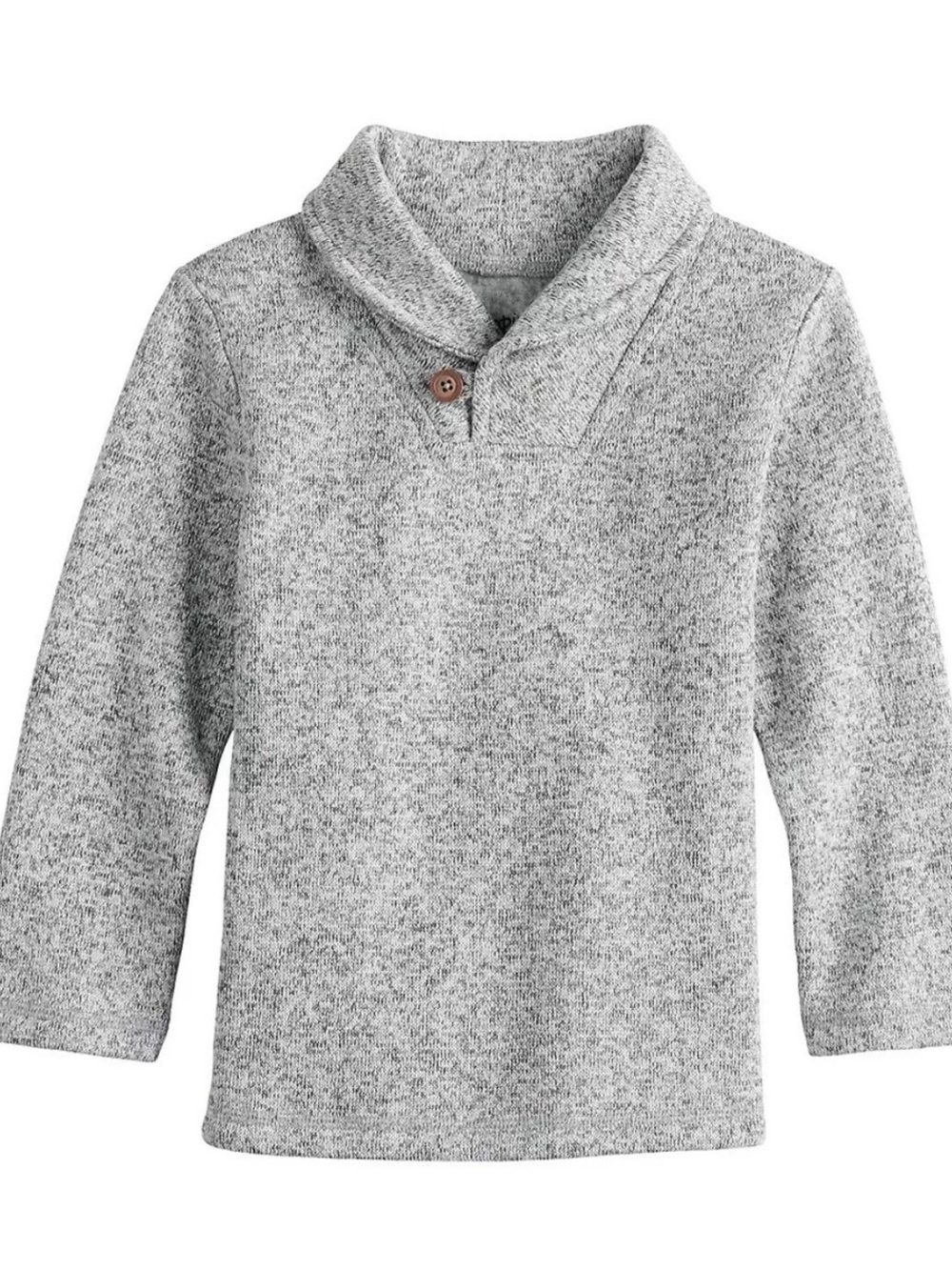 Kids Jumping Beans Shawl Collar Heather Gray Sweater